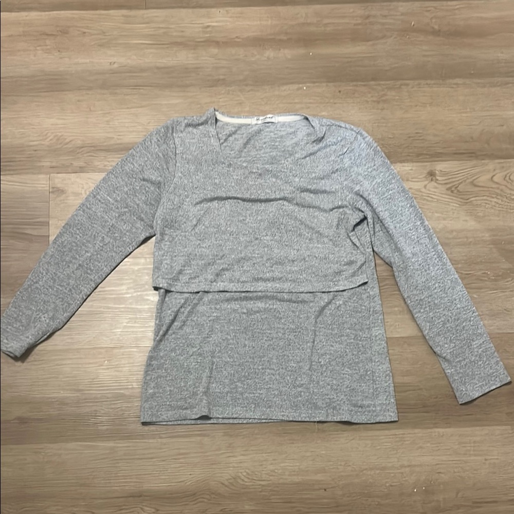 Bearsland Gray Long Sleeve Top 0136